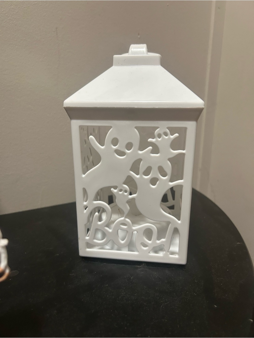 White Ghost 'Boo' Halloween Lantern